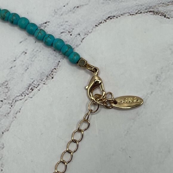 Turquoise and blue necklace lot of 8 - Picture 13 of 16